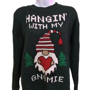 Green Gnome Holiday Sweater